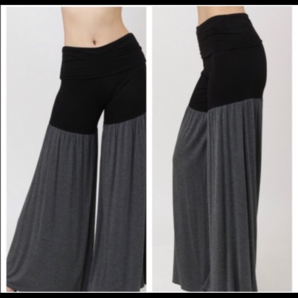 NWOT Two Tone Wide Leg Pants